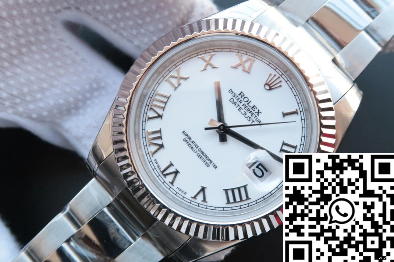 856 White Cozy Factory Dial M126334-0023 EW Datejust Rolex 0711